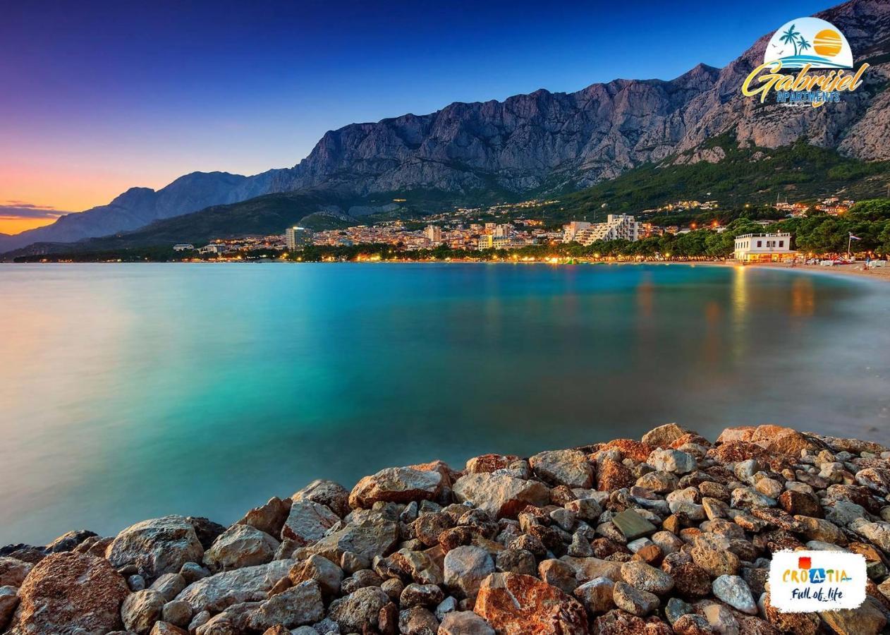 Gabrijel Apartments Makarska 1 Kültér fotó