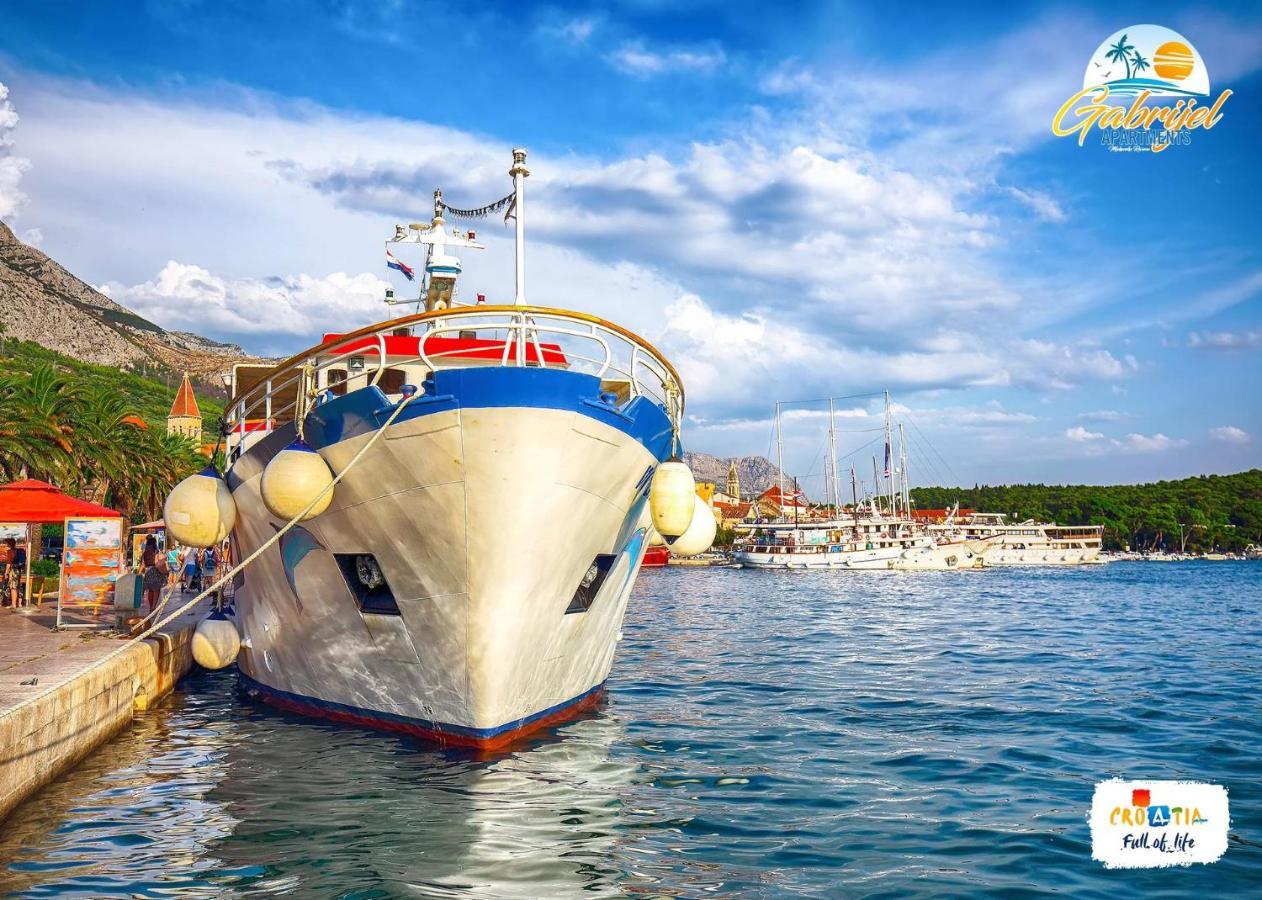 Gabrijel Apartments Makarska 1 Kültér fotó